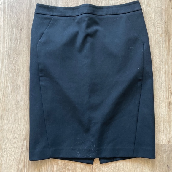 LOFT Skirts Womens Loft Pencil Skirt Size 6 Black Poshmark